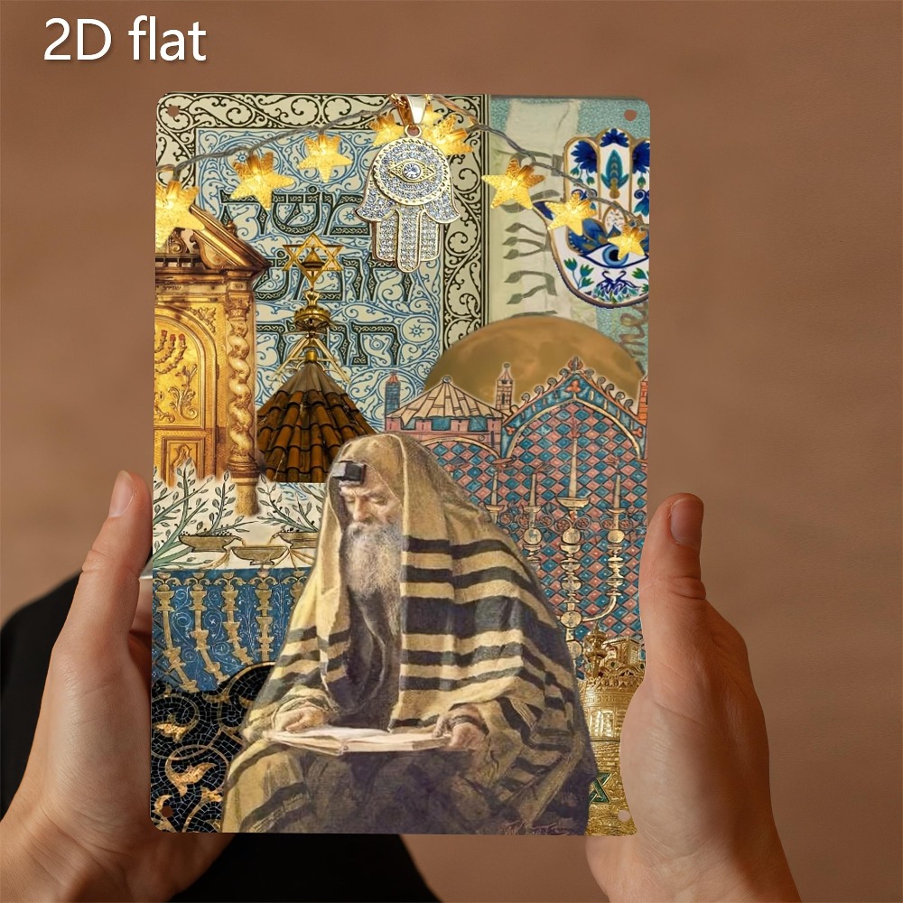 Home Decor In - لوحة جدارية معدنية مقاومة للماء من