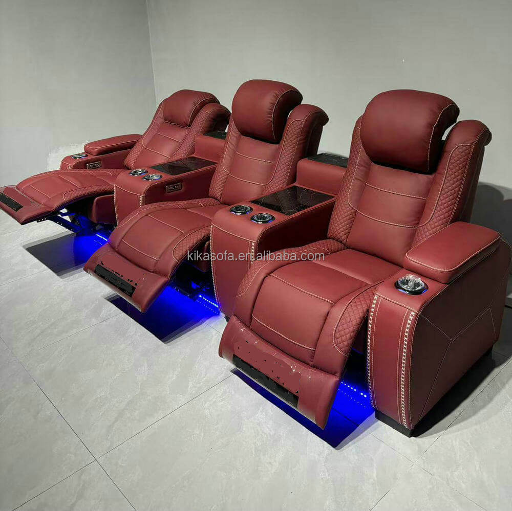 Home Decor Sofa - أريكة كهربائية فاخرة بثلاثة مقاعد قابلة