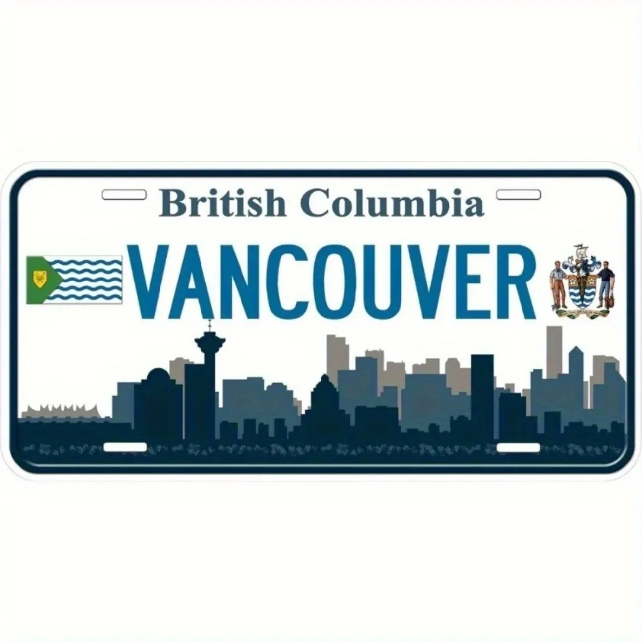 Home Decor Vancouver - قطعة واحدة [مسطحة ثنائية الأبعاد] لوحة