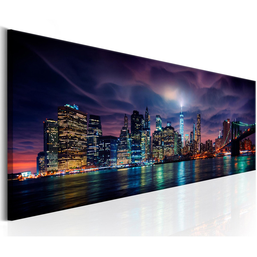 Home Decor New York - لوحة ماسية كبيرة من نيويورك ،