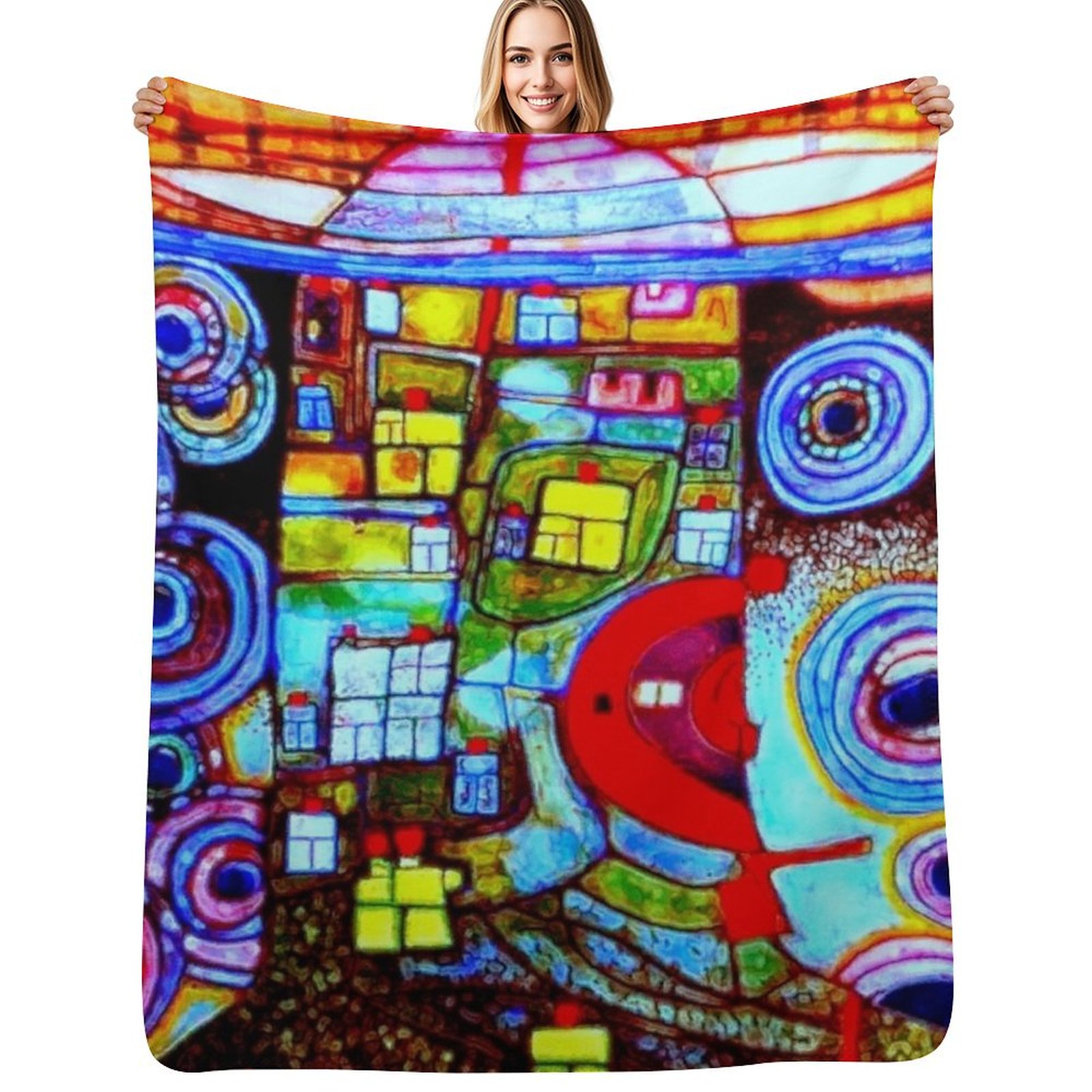 Home Decor Qatar - بطانية نيون قطر 813 ناعمة لديكور