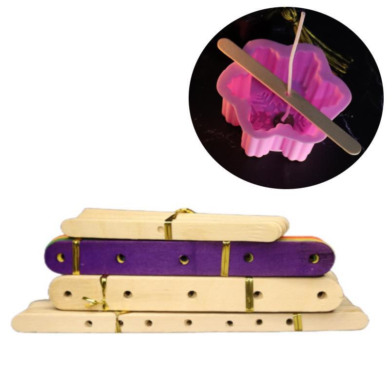 Scented Candle Set - 20 قطعة حاملي الشموع الخشبية الفتيل
