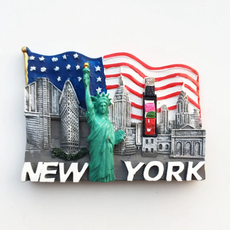 Home Decor New York - أمريكا نيويورك السفر الهدايا التذكارية مغناطيس