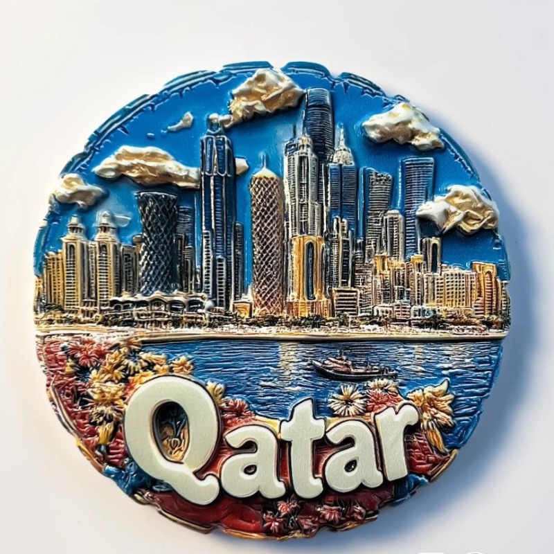 Home Decor Qatar - قطر مغناطيس الثلاجة الشرق الأوسط السفر