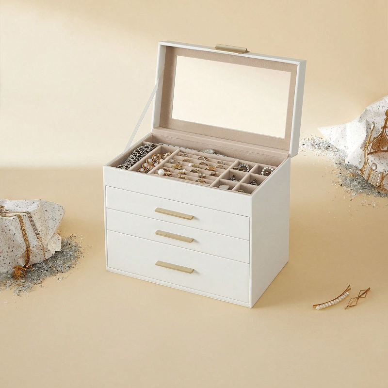 Vanity Home Decor - منظم مجوهرات من 4 طبقات مع