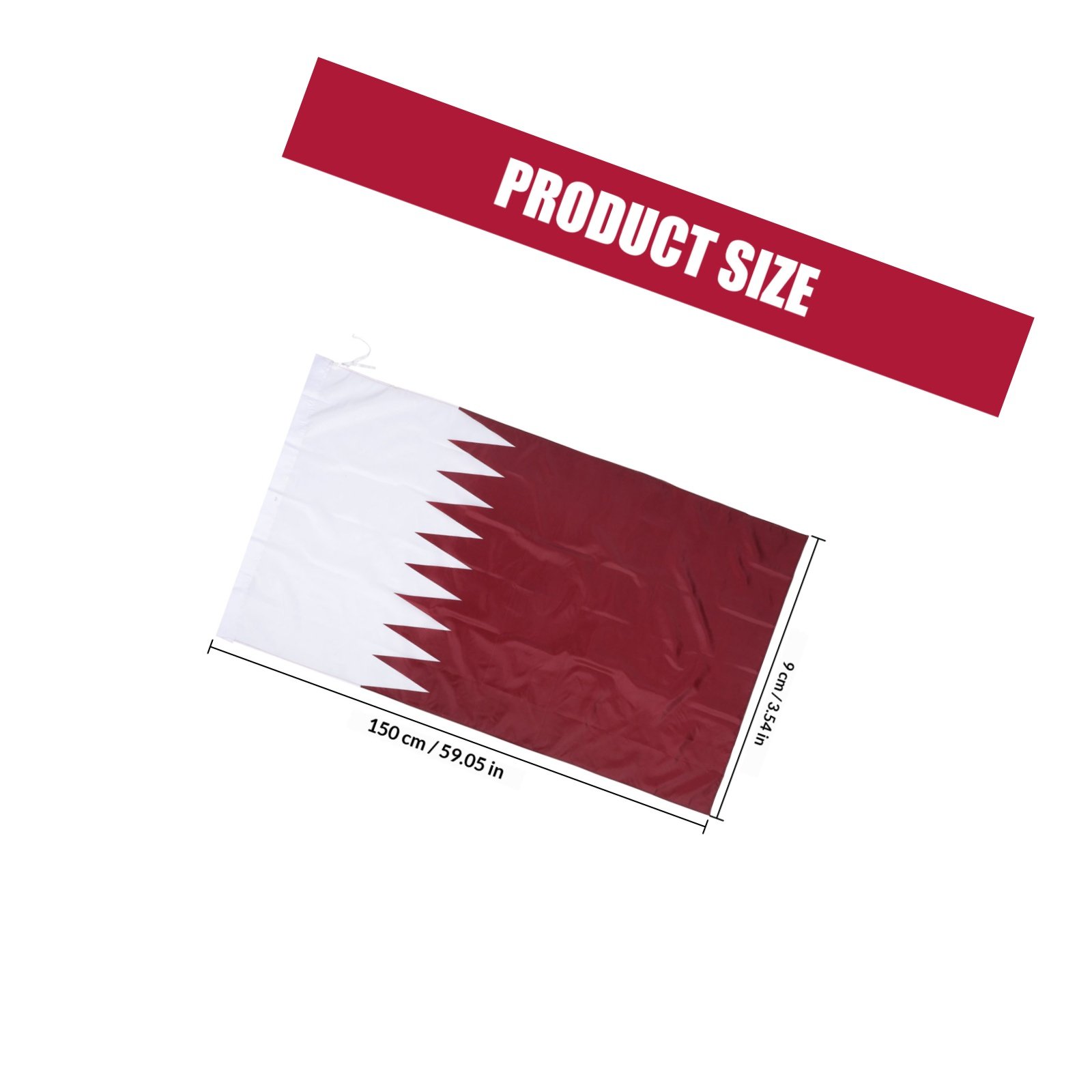 علم قطر المعلق من البوليستر لل - مراجعة Home Decor Qatar وسعره