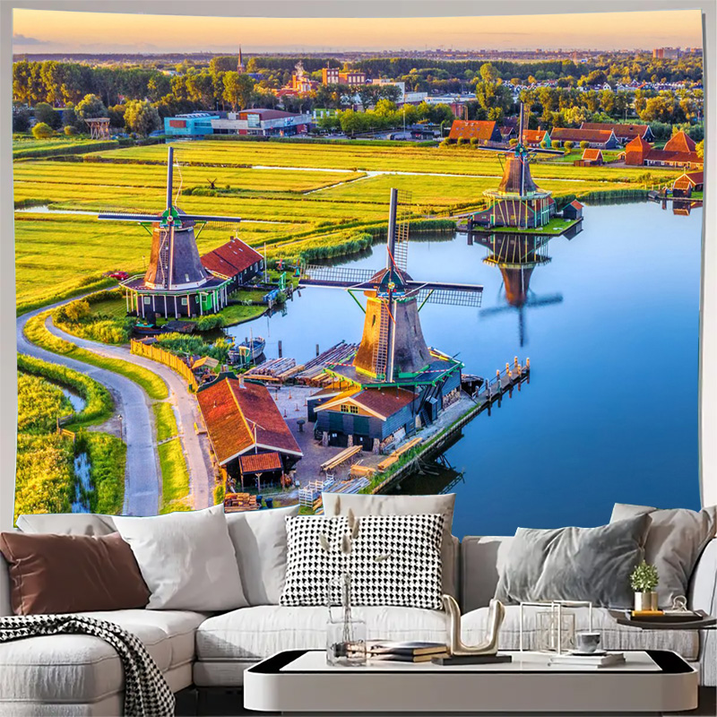 لوحة جدارية كبيرة بتصميم طواحي - مراجعة Home Decor Netherlands وسعره