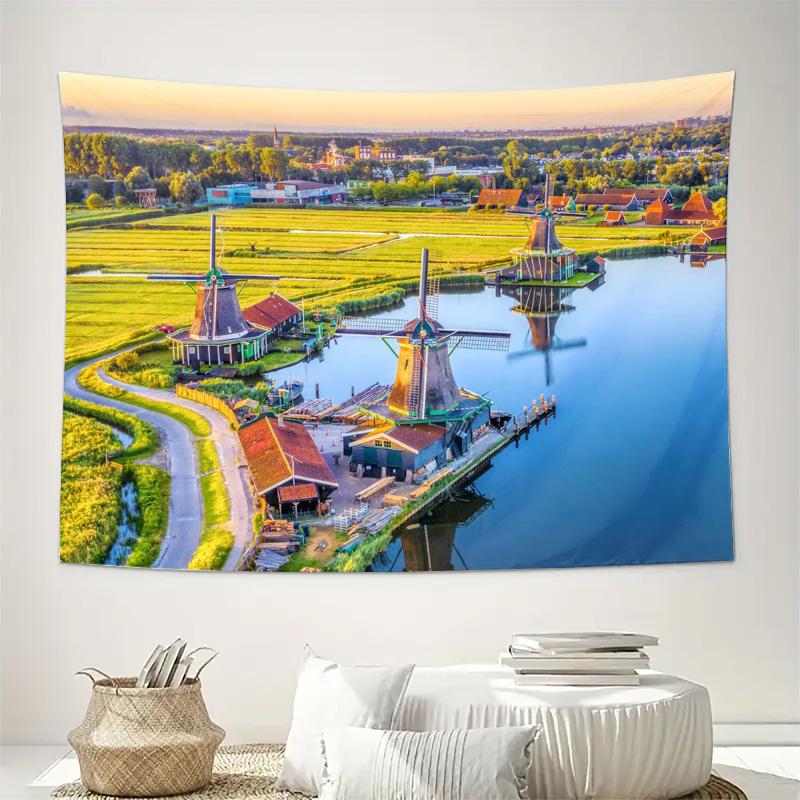 لوحة جدارية كبيرة بتصميم طواحي - مراجعة Home Decor Netherlands وسعره