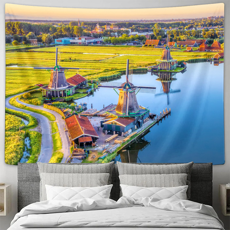 لوحة جدارية كبيرة بتصميم طواحي - مراجعة Home Decor Netherlands وسعره