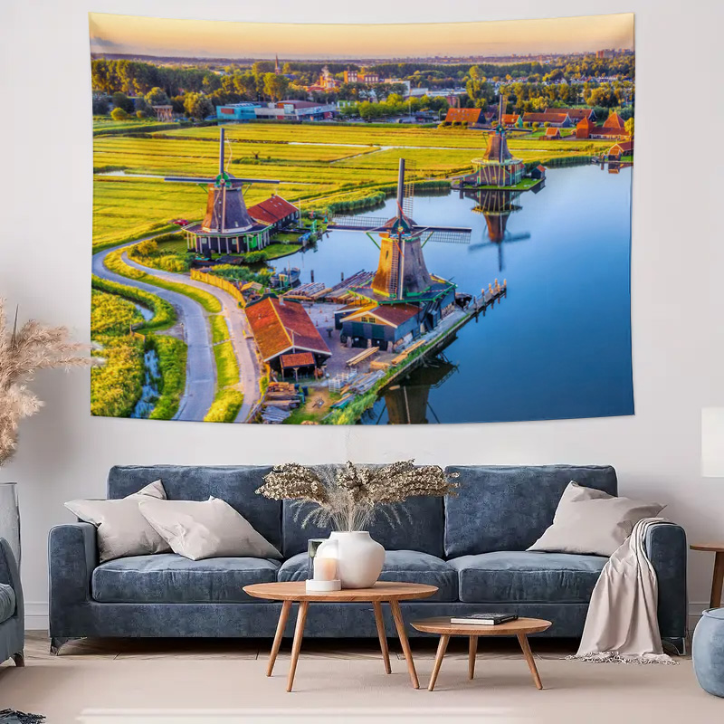 لوحة جدارية كبيرة بتصميم طواحي - مراجعة Home Decor Netherlands وسعره