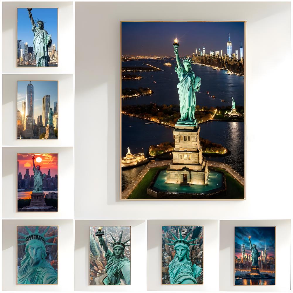 ملصق فني كلاسيكي لتمثال الحرية - مراجعة Home Decor New York وسعره
