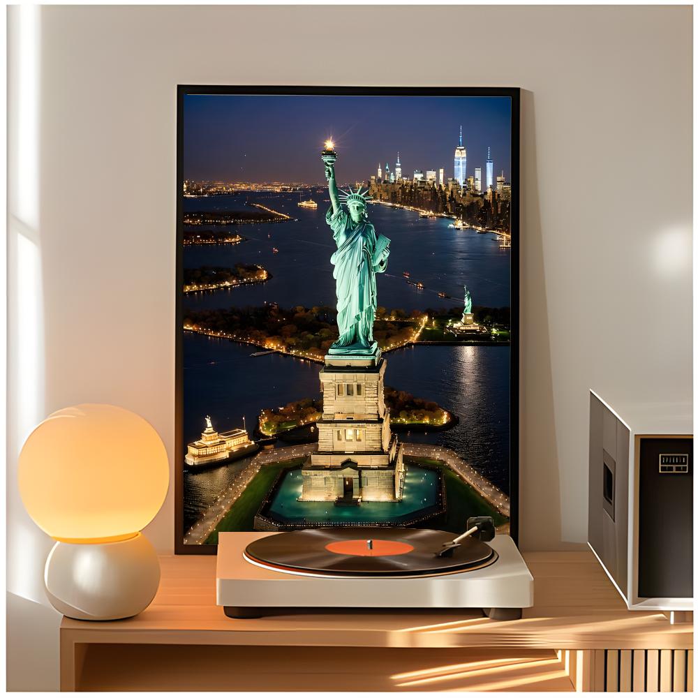 ملصق فني كلاسيكي لتمثال الحرية - مراجعة Home Decor New York وسعره