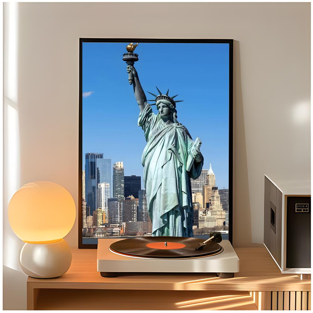 ملصق فني كلاسيكي لتمثال الحرية - مراجعة Home Decor New York وسعره