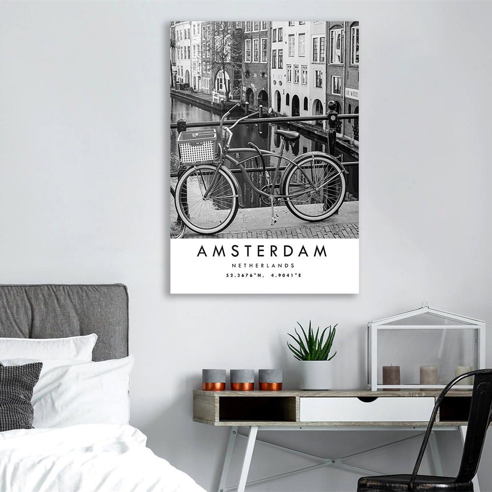 ملصق سياحي لأمستردام، ملصق هول - مراجعة Home Decor Netherlands وسعره