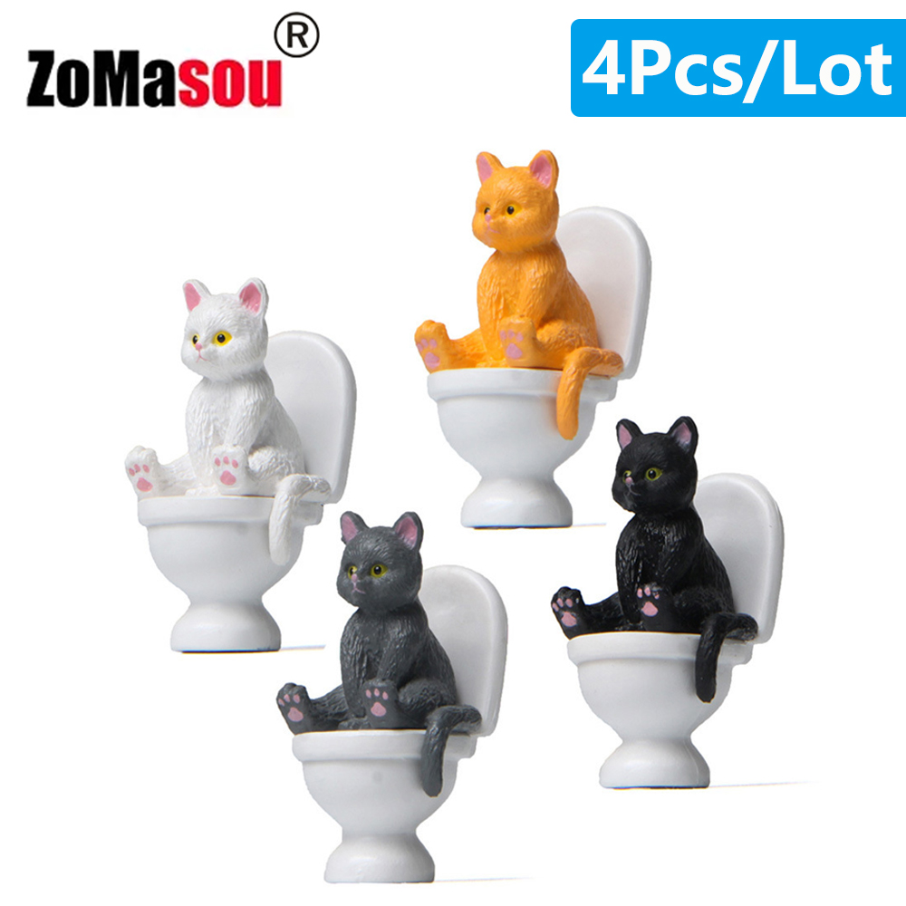 القط الجلوس على التماثيل المرح - مراجعة Home Decor Korea وسعره