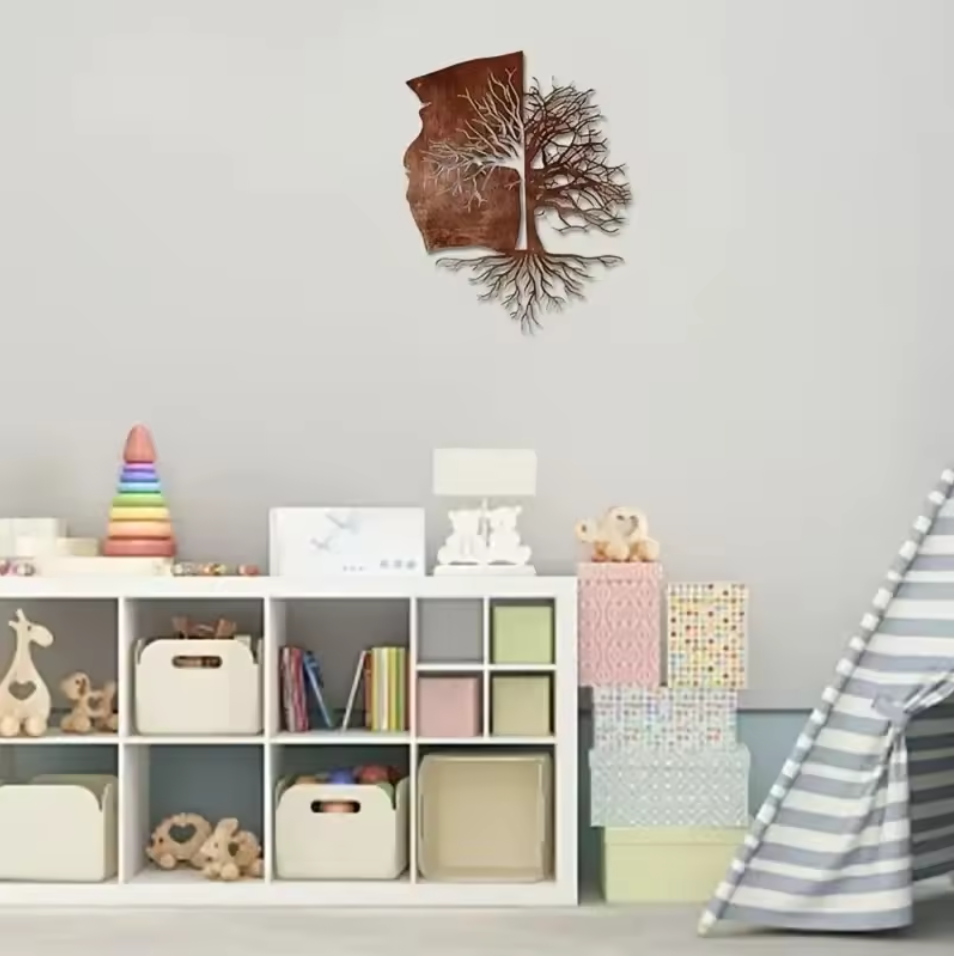 قطعة واحدة من لوحة جدارية معدن - مراجعة Review Home Decor وسعره