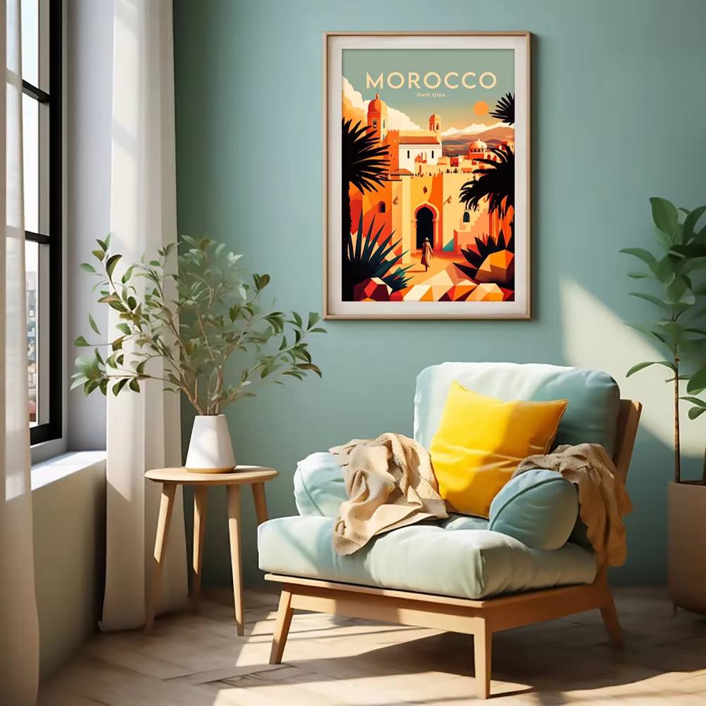 لوحات فنية جدارية ملونة لمشهد  - مراجعة Home Decor Karachi وسعره