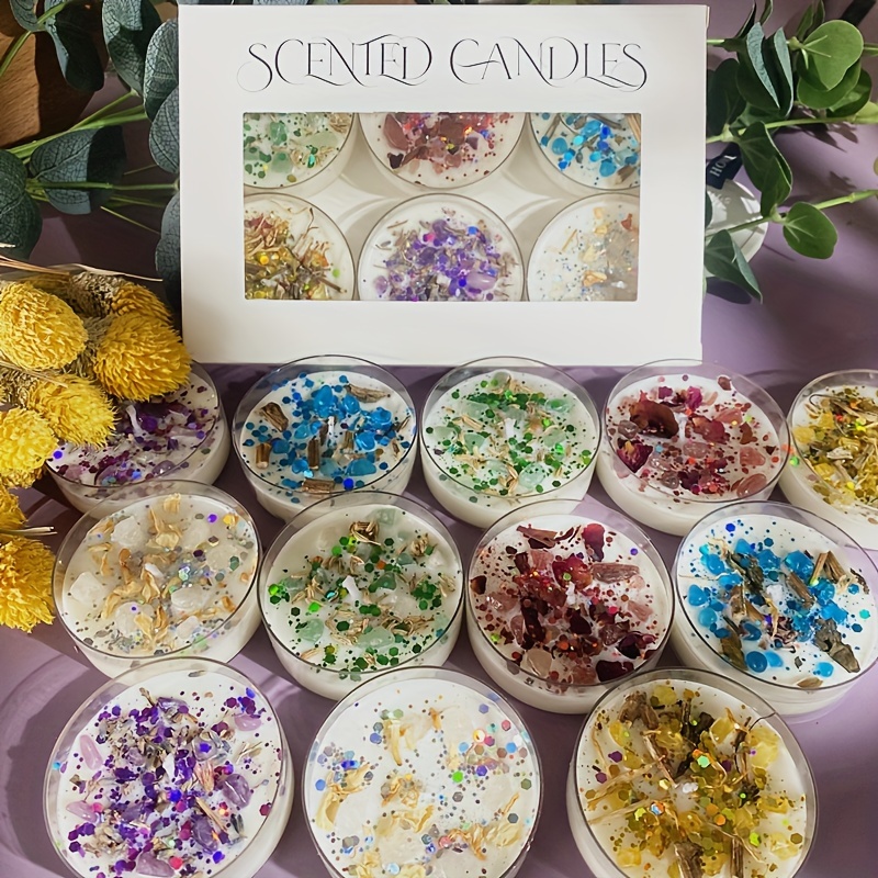 مجموعة من 6 شموع معطرة عطر كري - مراجعة Scented Candle Set وسعره