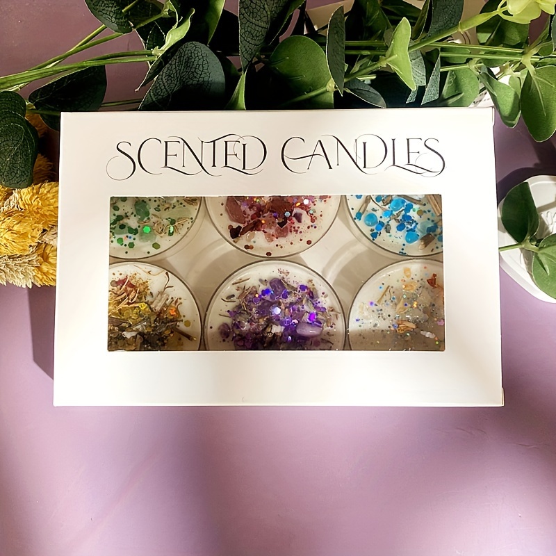 مجموعة من 6 شموع معطرة عطر كري - مراجعة Scented Candle Set وسعره