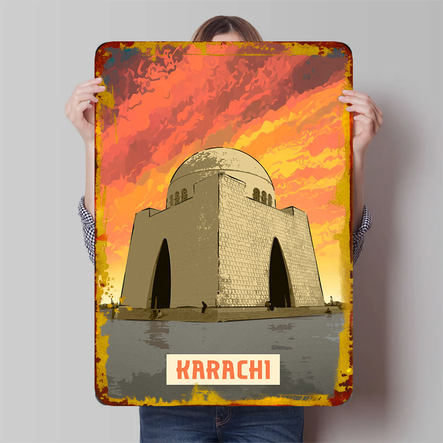 Karachi باكستان معلم مؤطر معدن - مراجعة Home Decor Karachi وسعره