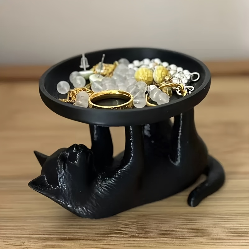 صينية مجوهرات على شكل قطة سودا - مراجعة Vanity Home Decor وسعره