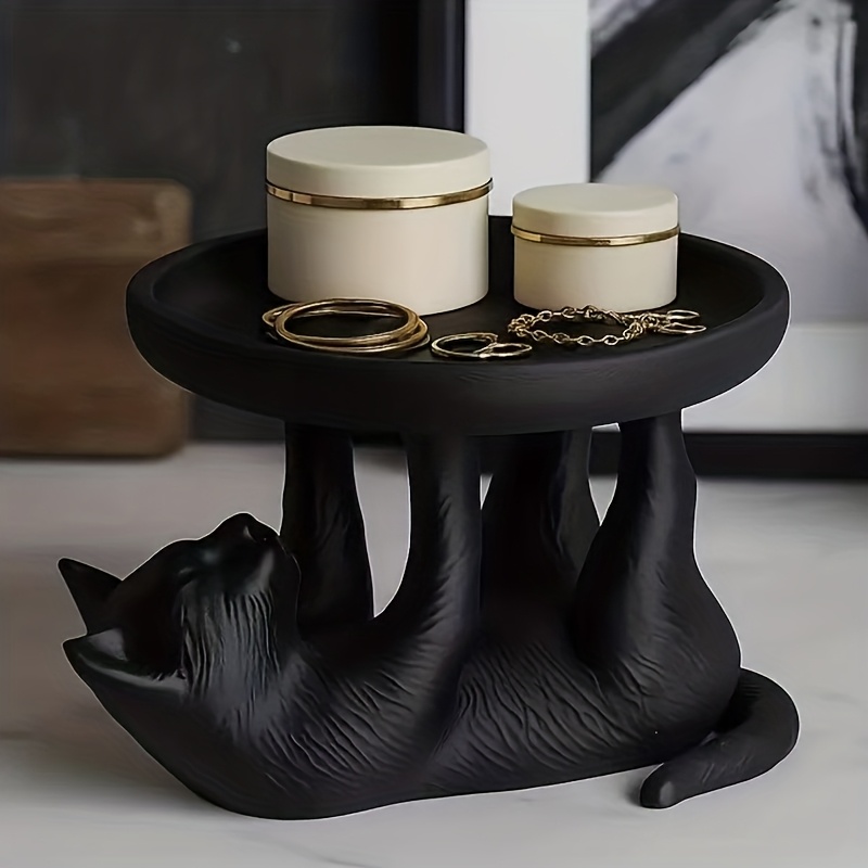 صينية مجوهرات على شكل قطة سودا - مراجعة Vanity Home Decor وسعره