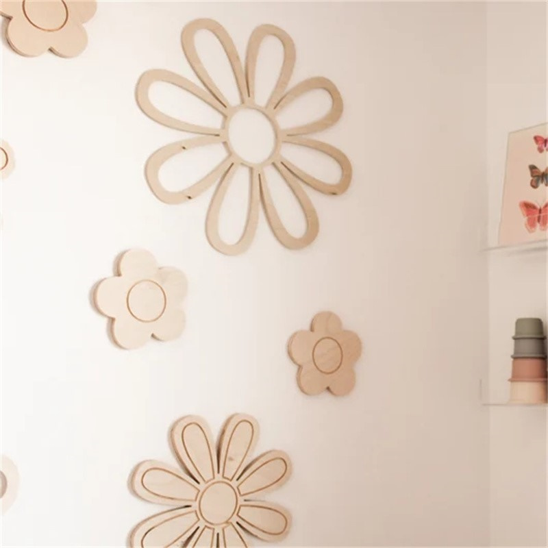 ديكور حائط خشبي على شكل زهور ا - مراجعة Home Decor Korea وسعره