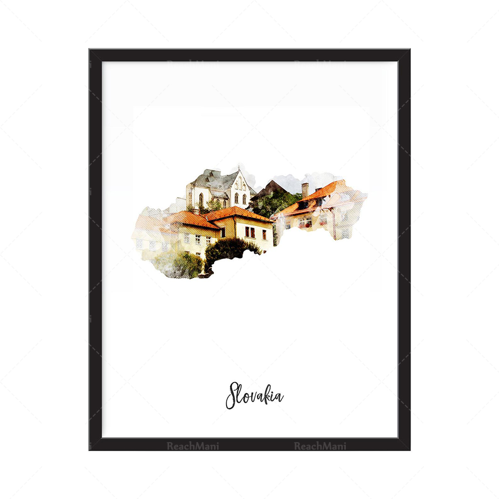 طباعة لوحة ألوان مائية لقطر -  - مراجعة Home Decor Qatar وسعره
