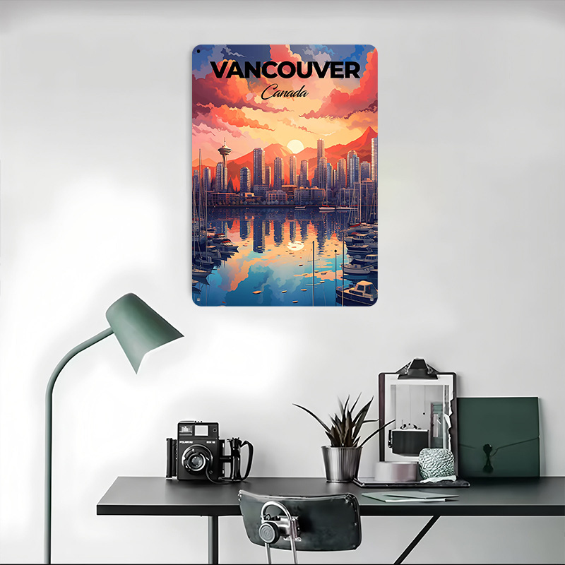 ملصق طباعة سياحية لفانكوفر، فن - مراجعة Home Decor Vancouver وسعره
