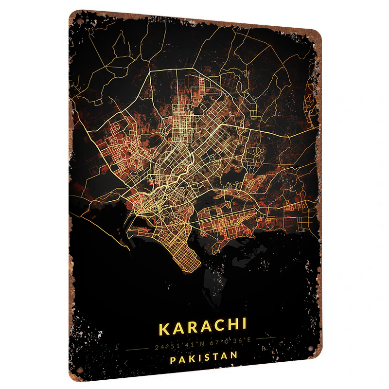 Karachi باكستان خريطة المدينة  - مراجعة Home Decor Karachi وسعره