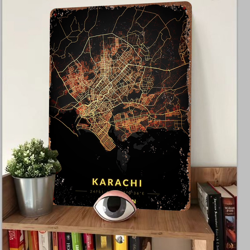 Karachi باكستان خريطة المدينة  - مراجعة Home Decor Karachi وسعره
