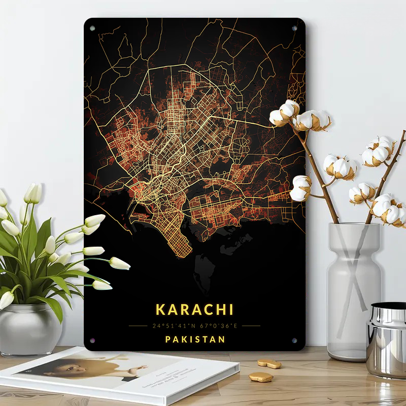 Karachi باكستان خريطة المدينة  - مراجعة Home Decor Karachi وسعره