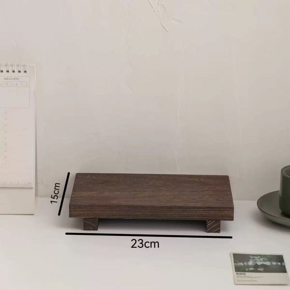 صينية تخزين خشبية مستطيلة الشك - مراجعة Vanity Home Decor وسعره