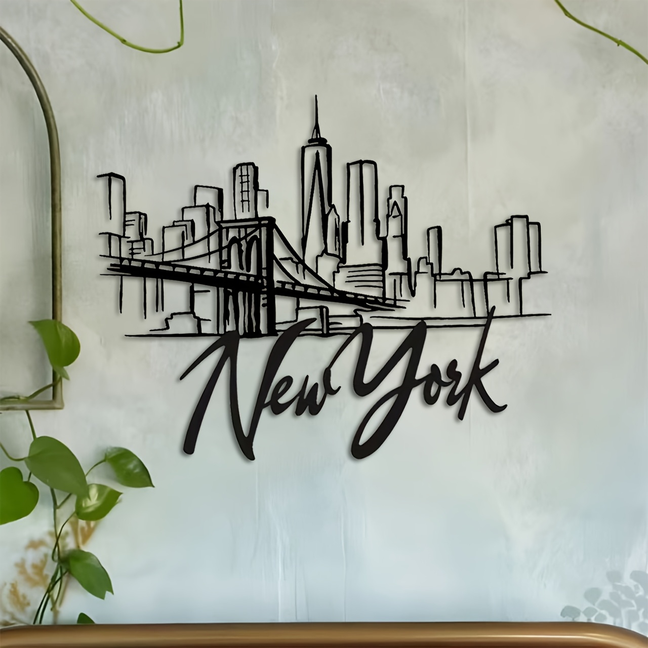 لوحة جدارية معدنية من CIFBUY ت - مراجعة Home Decor New York وسعره