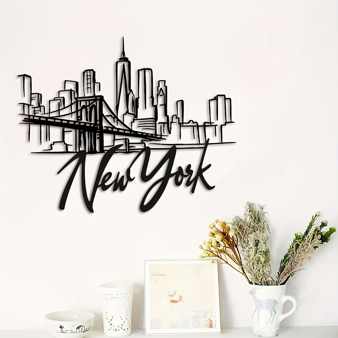 لوحة جدارية معدنية من CIFBUY ت - مراجعة Home Decor New York وسعره