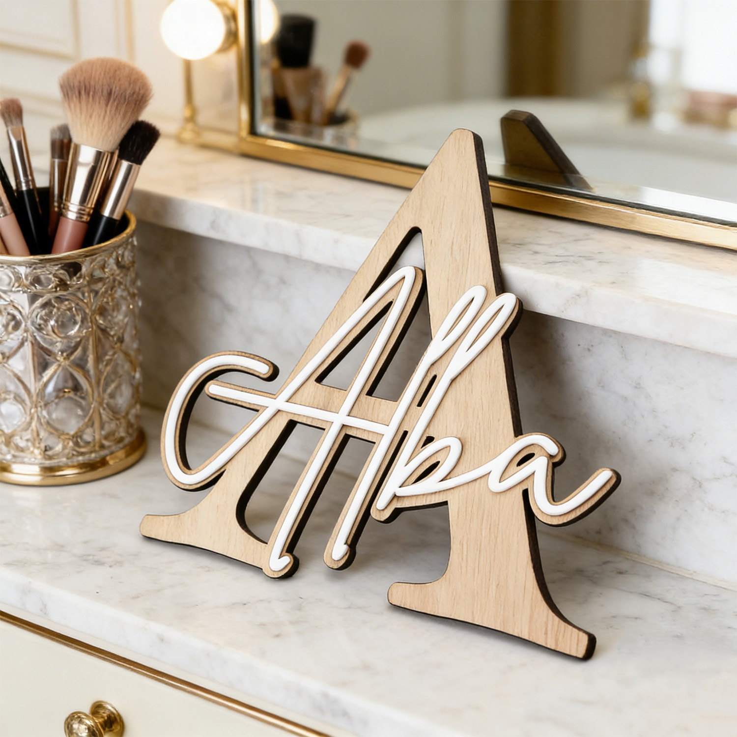 لوحة خشبية مزدوجة الطبقات لتزي - مراجعة Home Decor Product وسعره