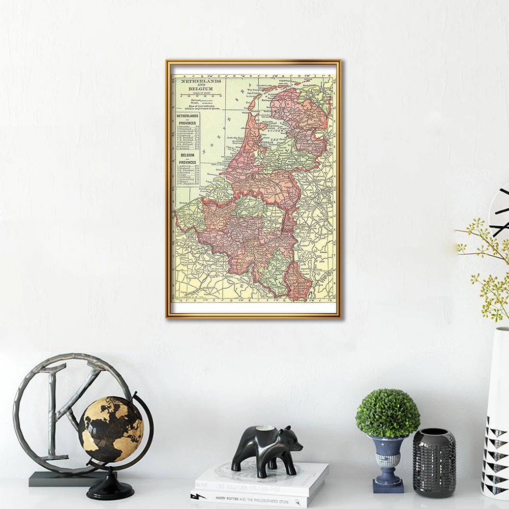 42*59 سنتيمتر و 1914 بلجيكا وه - مراجعة Home Decor Netherlands وسعره