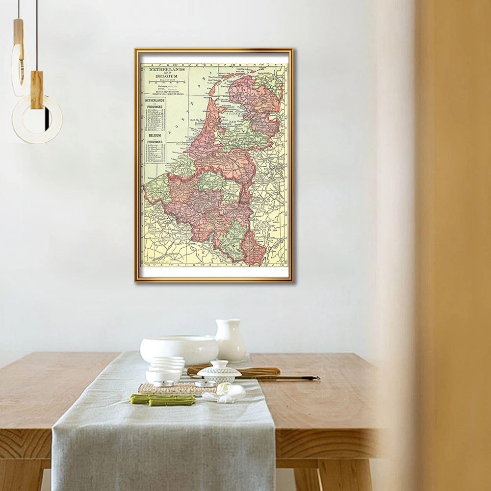 42*59 سنتيمتر و 1914 بلجيكا وه - مراجعة Home Decor Netherlands وسعره